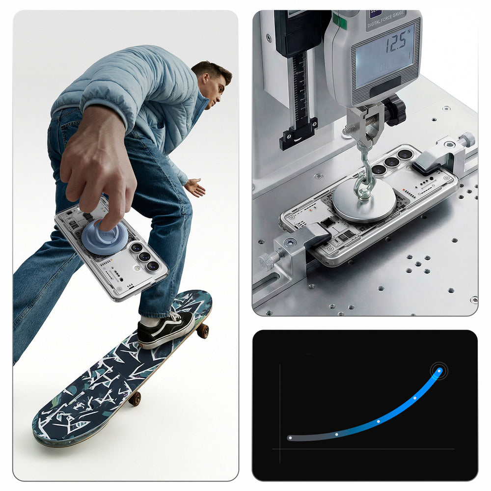 Spigen Ultra Hybrid Mag MagSafe Case til Samsung Galaxy S26+ Neo One - Gennemsigtig