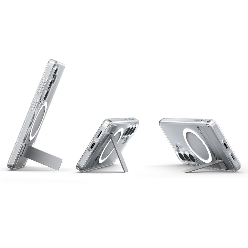 Spigen Ultra Hybrid S Mag MagSafe Case til Samsung Galaxy S26+ - Klar og hvid