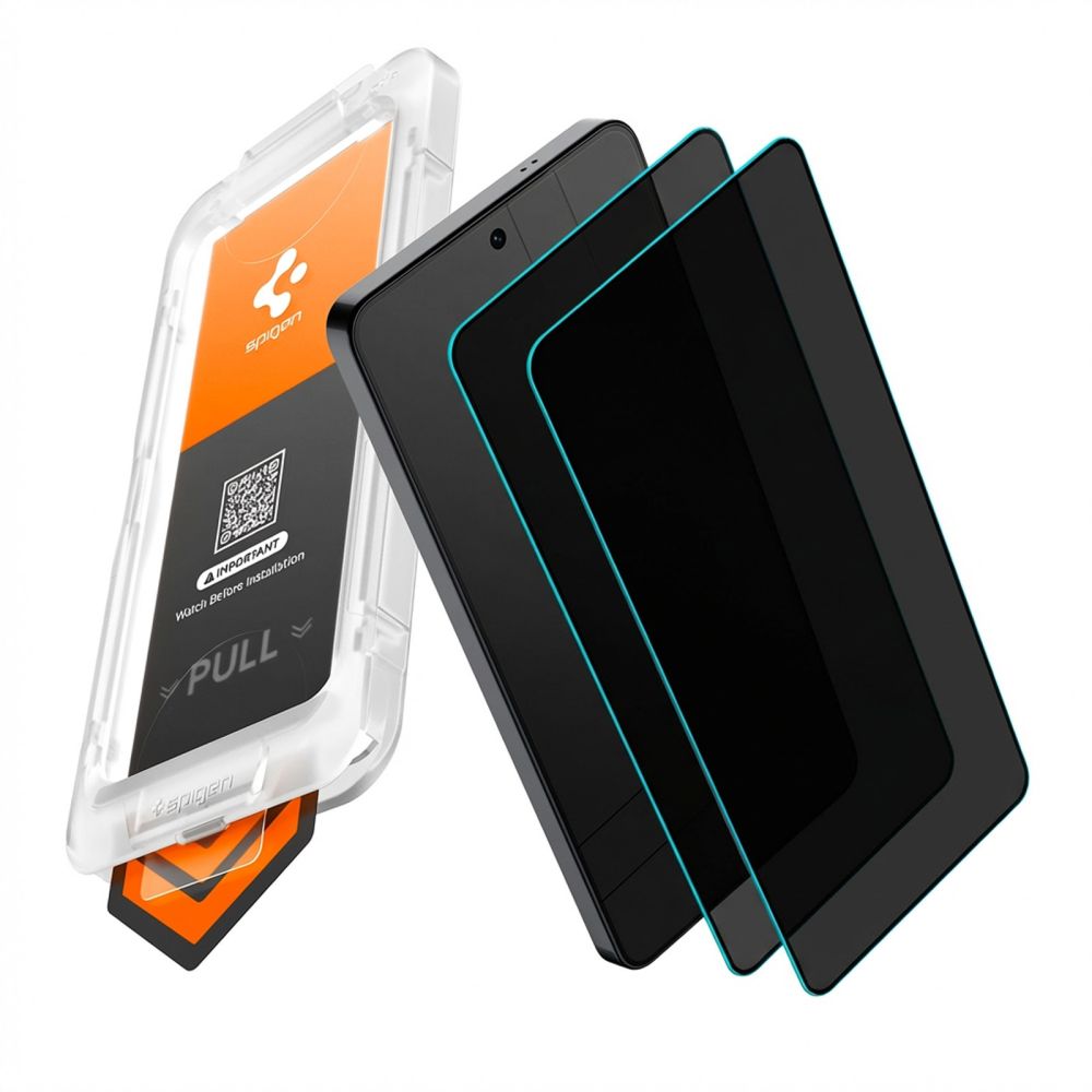 Spigen Glas.Tr Ez Fit Pro HD Privacy Glass 2-pakke til Samsung Galaxy S26+