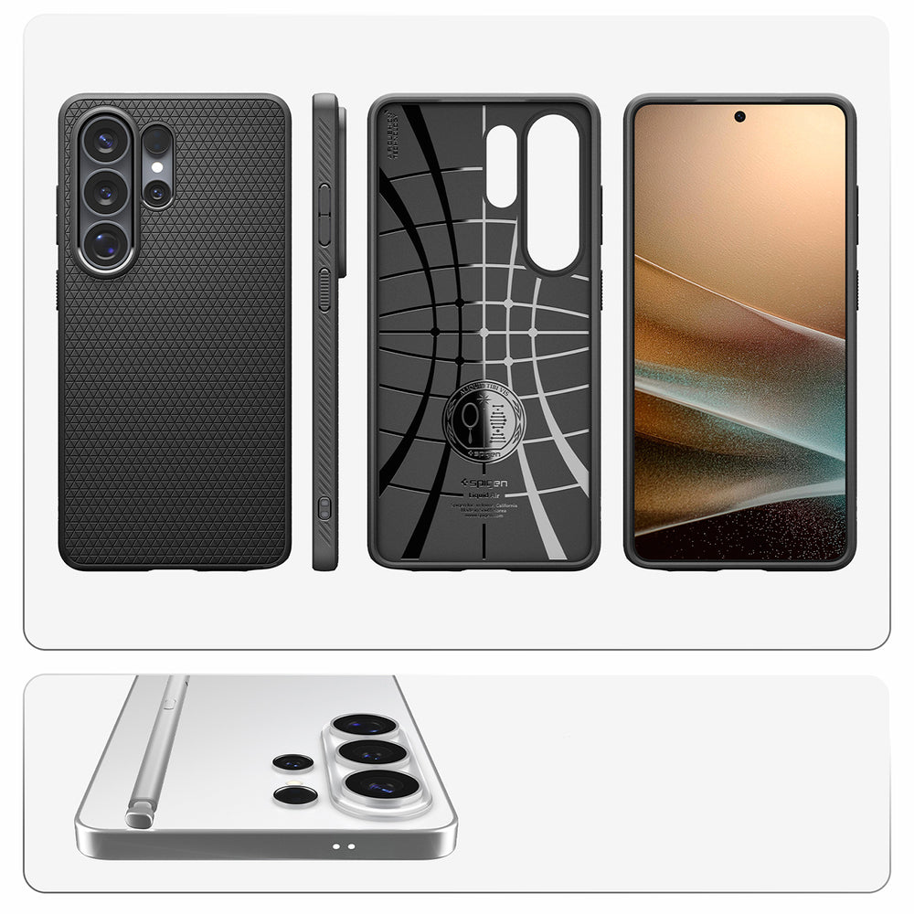 Spigen Liquid Air Case til Samsung Galaxy S26 Ultra - sort