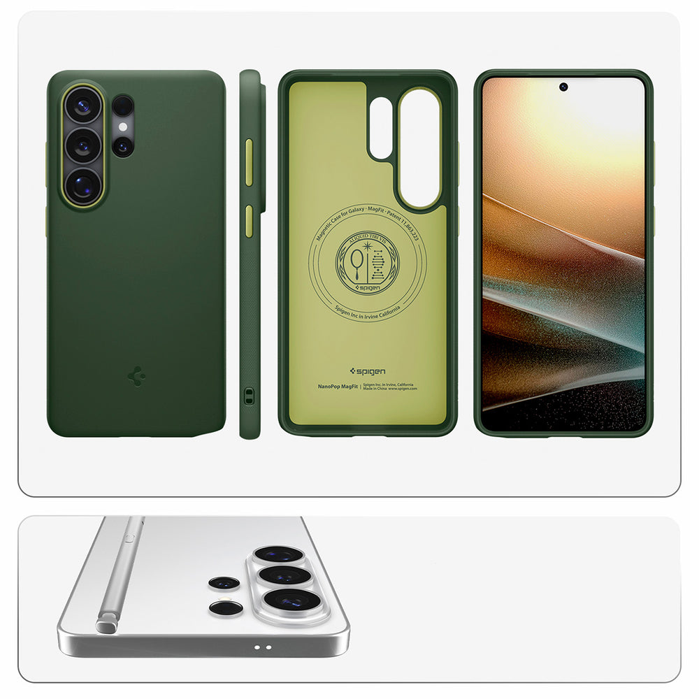 Spigen Nano Pop MagSafe Case til Samsung Galaxy S26 Ultra - Grøn