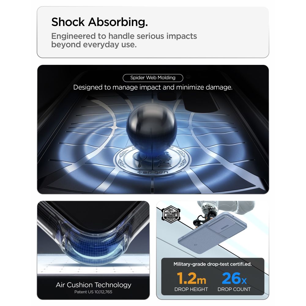 Spigen Optik Armor Case til Samsung Galaxy S26 Ultra - Blå