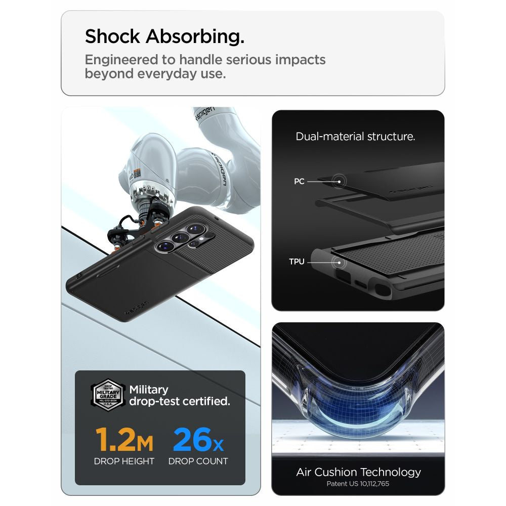 Spigen Slim Armor CS Case til Samsung Galaxy S26 Ultra - sort