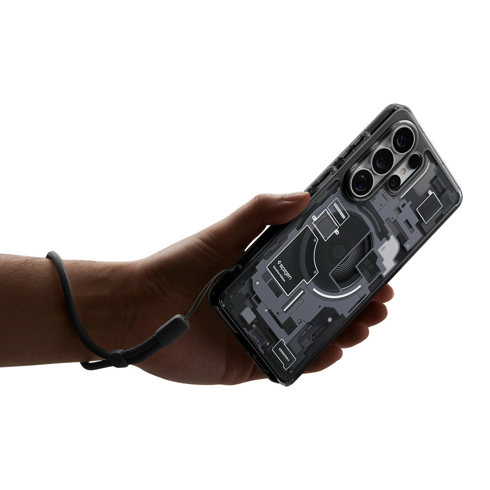 Spigen Ultra Hybrid Mag MagSafe Case til Samsung Galaxy S26 Ultra Zero One - klar sort