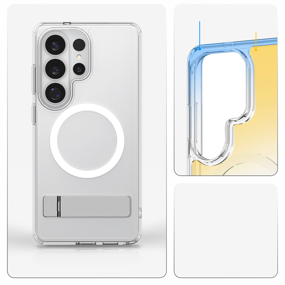 Spigen Ultra Hybrid S Mag MagSafe Case til Samsung Galaxy S26 Ultra - Klar og hvid