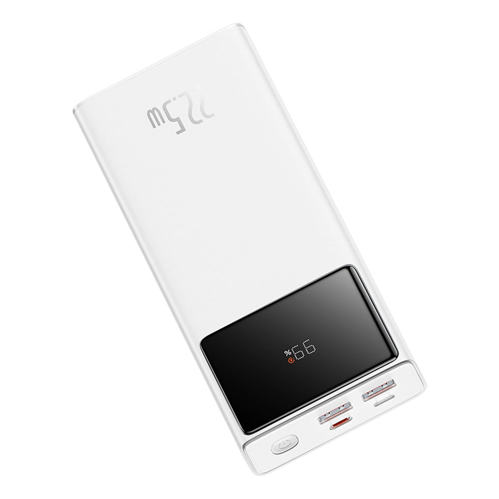 Baseus Star-Lord 20000mAh 22.5W Powerbank with Digital Display and USB-C 3A Cable 30cm - White