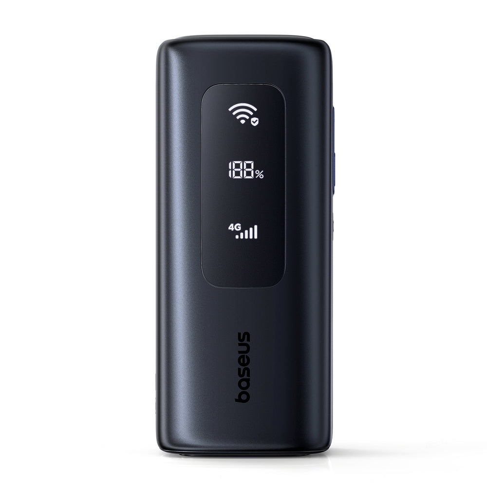 Baseus EnerGeek GX11 MiFi 20000mAh 67W Power Bank with Wi-Fi Function - Black