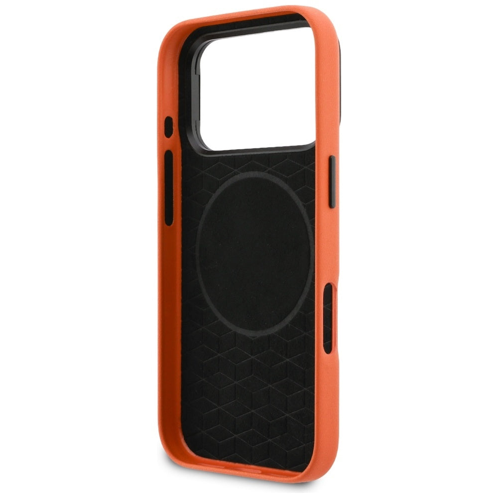BMW M Metal Logo MagSafe Case til iPhone 17 Pro - Orange