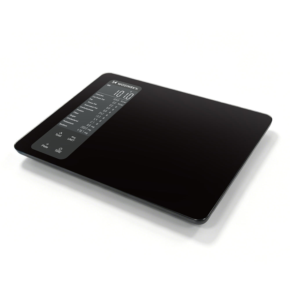 Wozinsky WIK-16 Smart Kitchen Scale with Digital Display, Bluetooth App - Black
