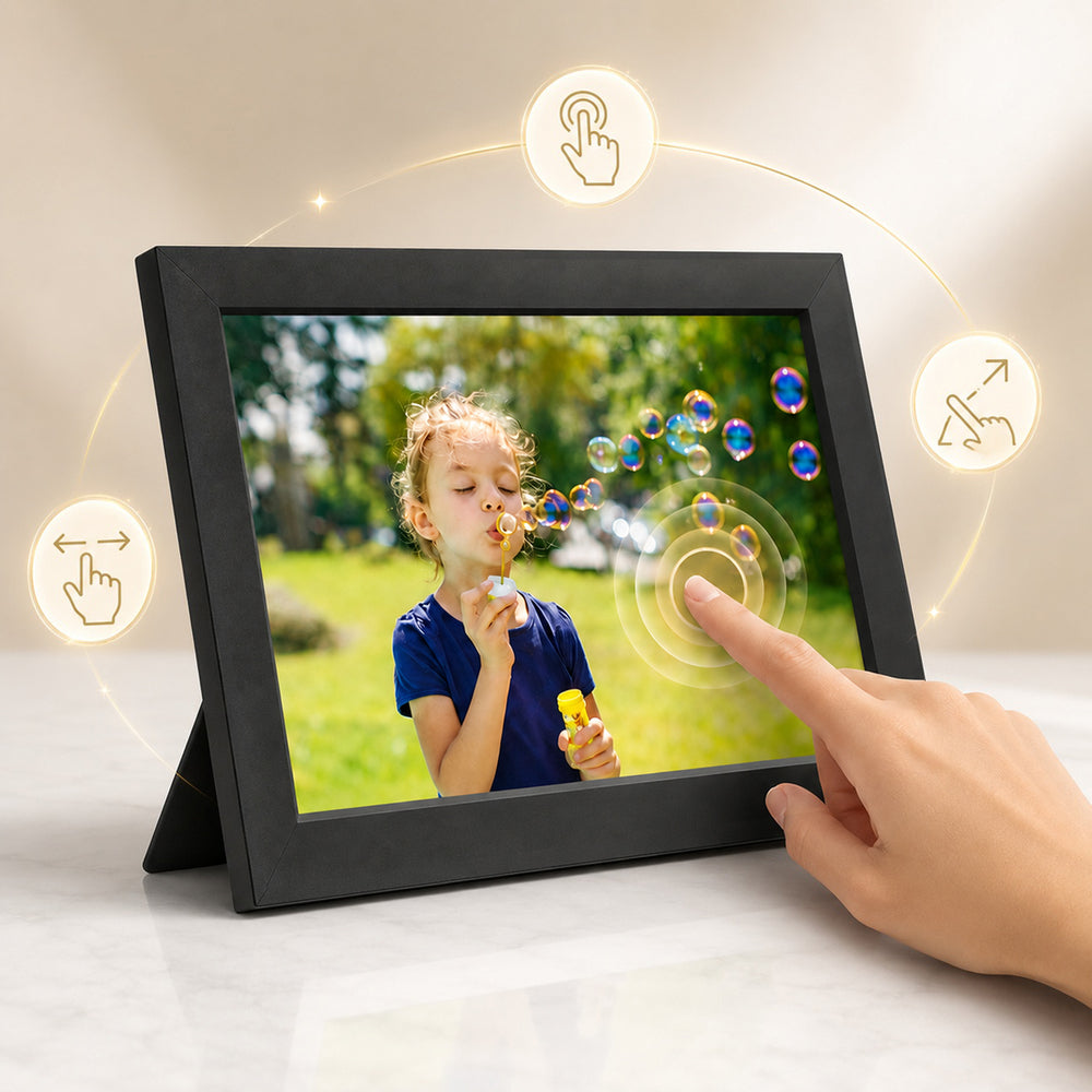 Wozinsky WRC-32 10.1" Digital Photo Frame with Frameo 32GB App - Black