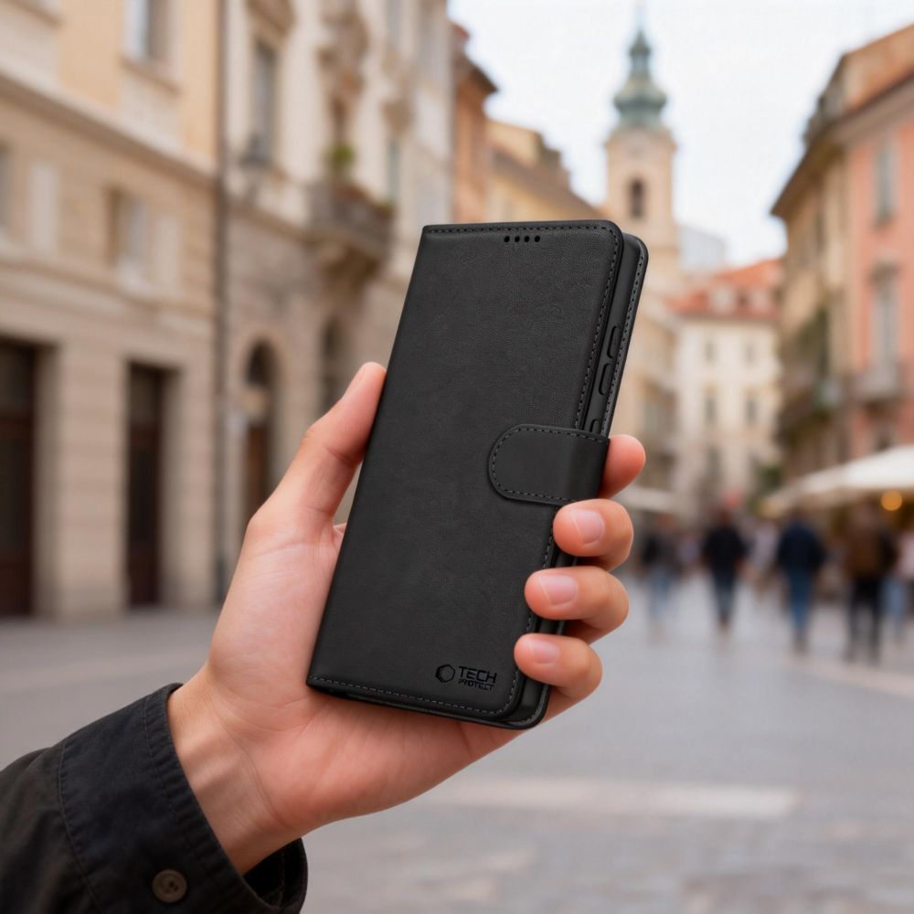 Tech-Protect Wallet Case til Samsung Galaxy S26+ - sort