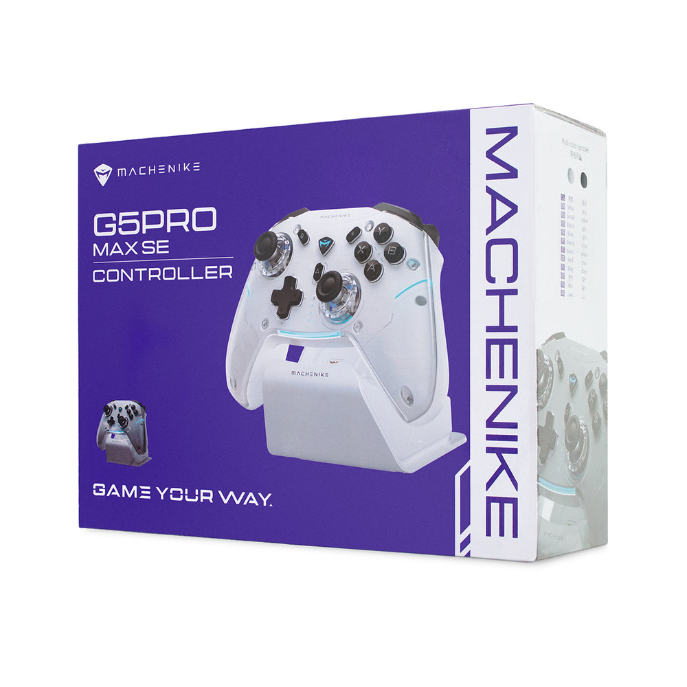 Machenike G5Pro Max Wireless Game Controller with Charging Station - Gray