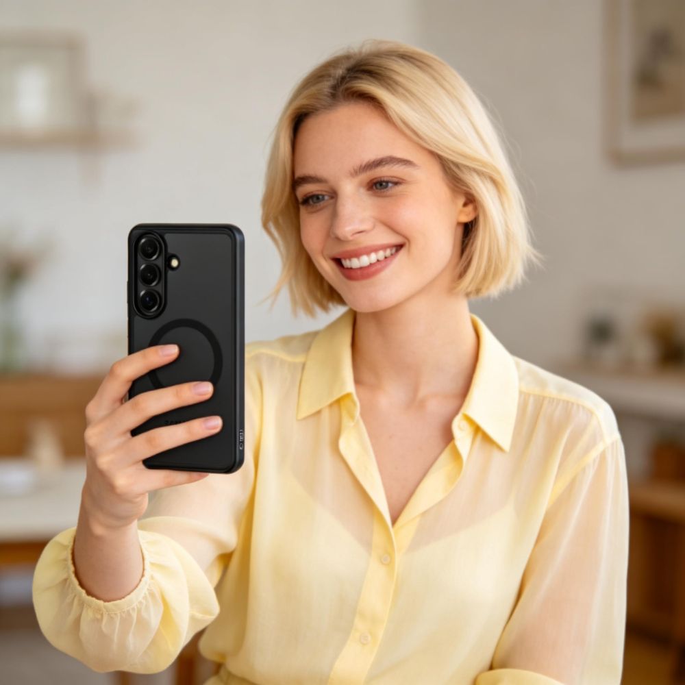 Tech-Protect MagPeak MagSafe-kasse til Samsung Galaxy S26+ - sort