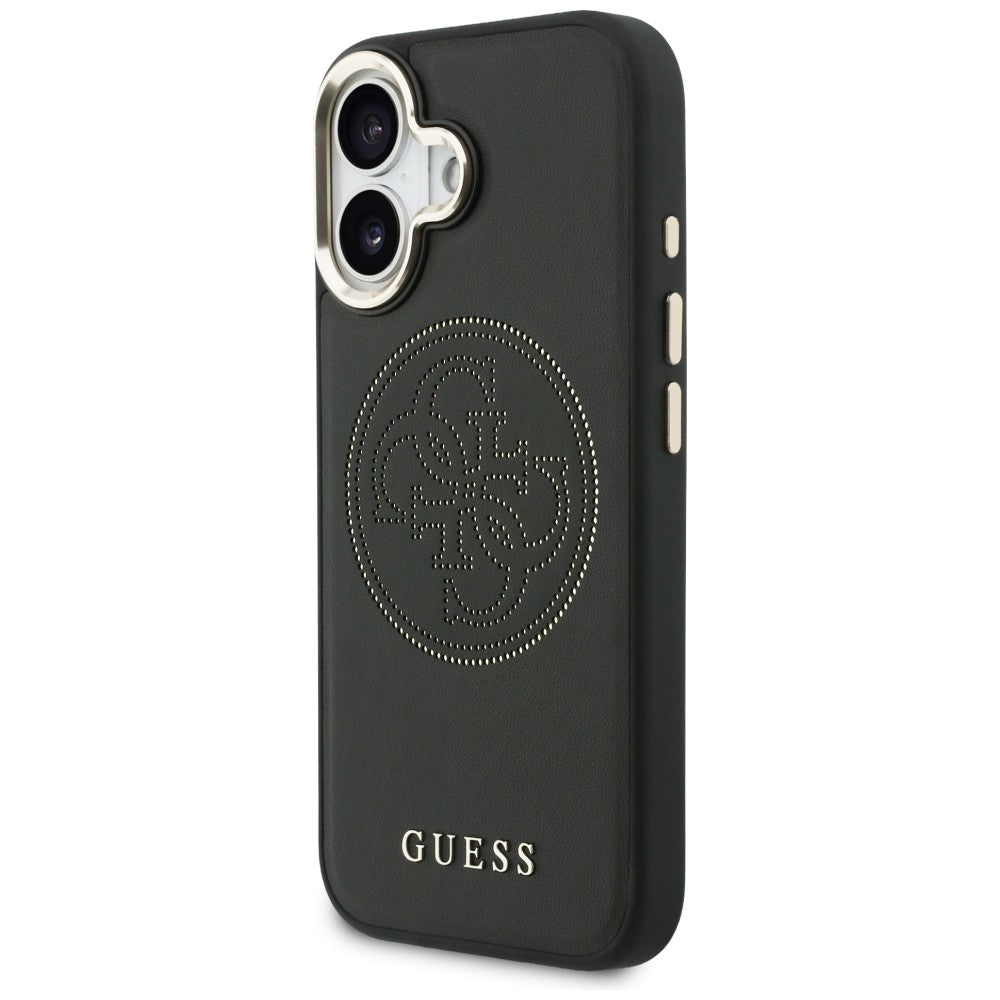 Guess perforeret 4G MagSafe-fodral til iPhone 17 - sort