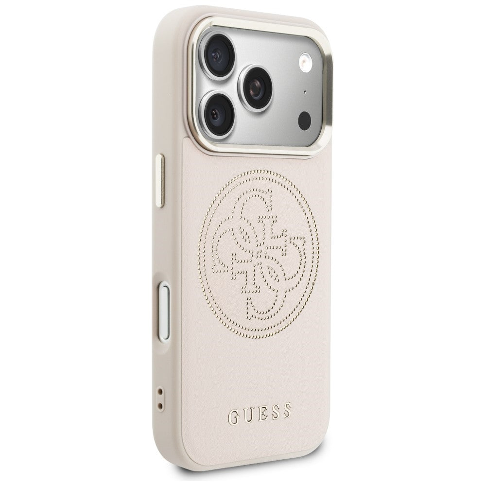 Guess Perforeret 4G MagSafe Case til iPhone 17 Pro Max - Pink