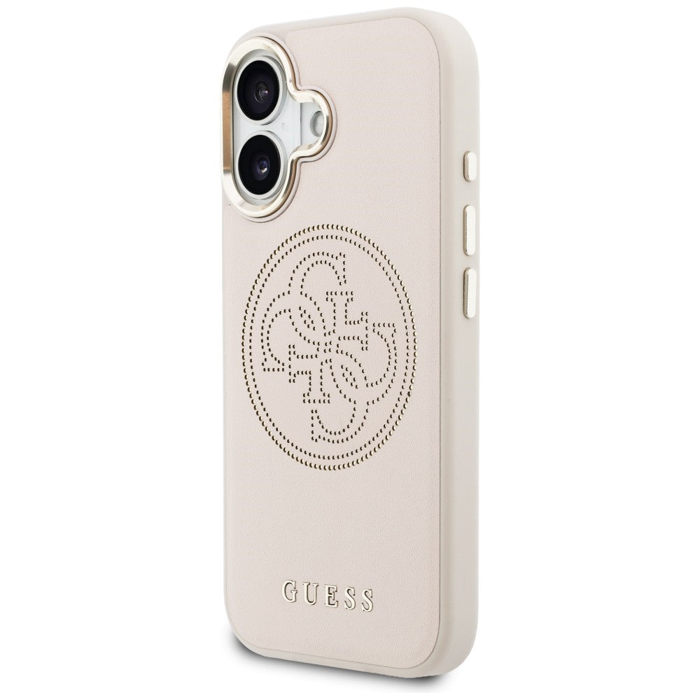 Guess Perforeret 4G MagSafe Case til iPhone 17 - Pink