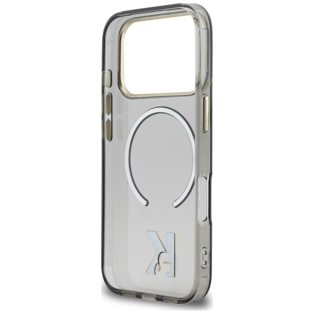 Karl Lagerfeld IML K Head Logo MagSafe Case til iPhone 17 Pro Max - sort