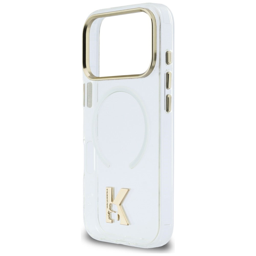 Karl Lagerfeld IML K Head Logo MagSafe Case til iPhone 17 Pro - klar