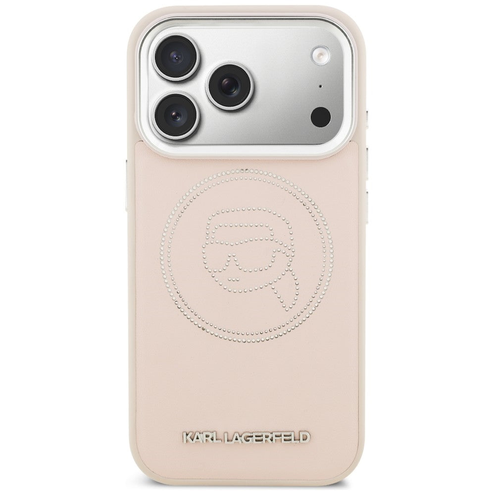 Karl Lagerfeld K Head Point Logo MagSafe Case til iPhone 17 Pro Max - Pink