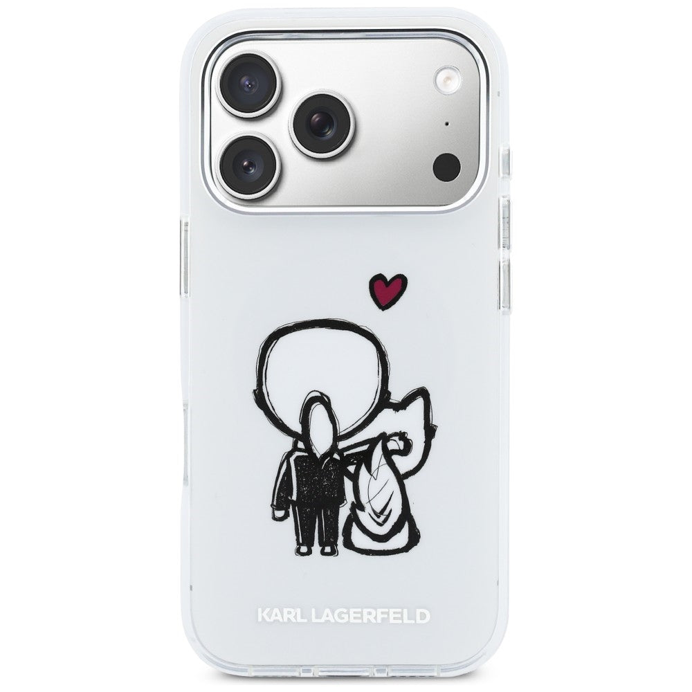 Karl Lagerfeld Karl & Choupette MagSafe bagtilhæng til iPhone 17 Pro Max - klar