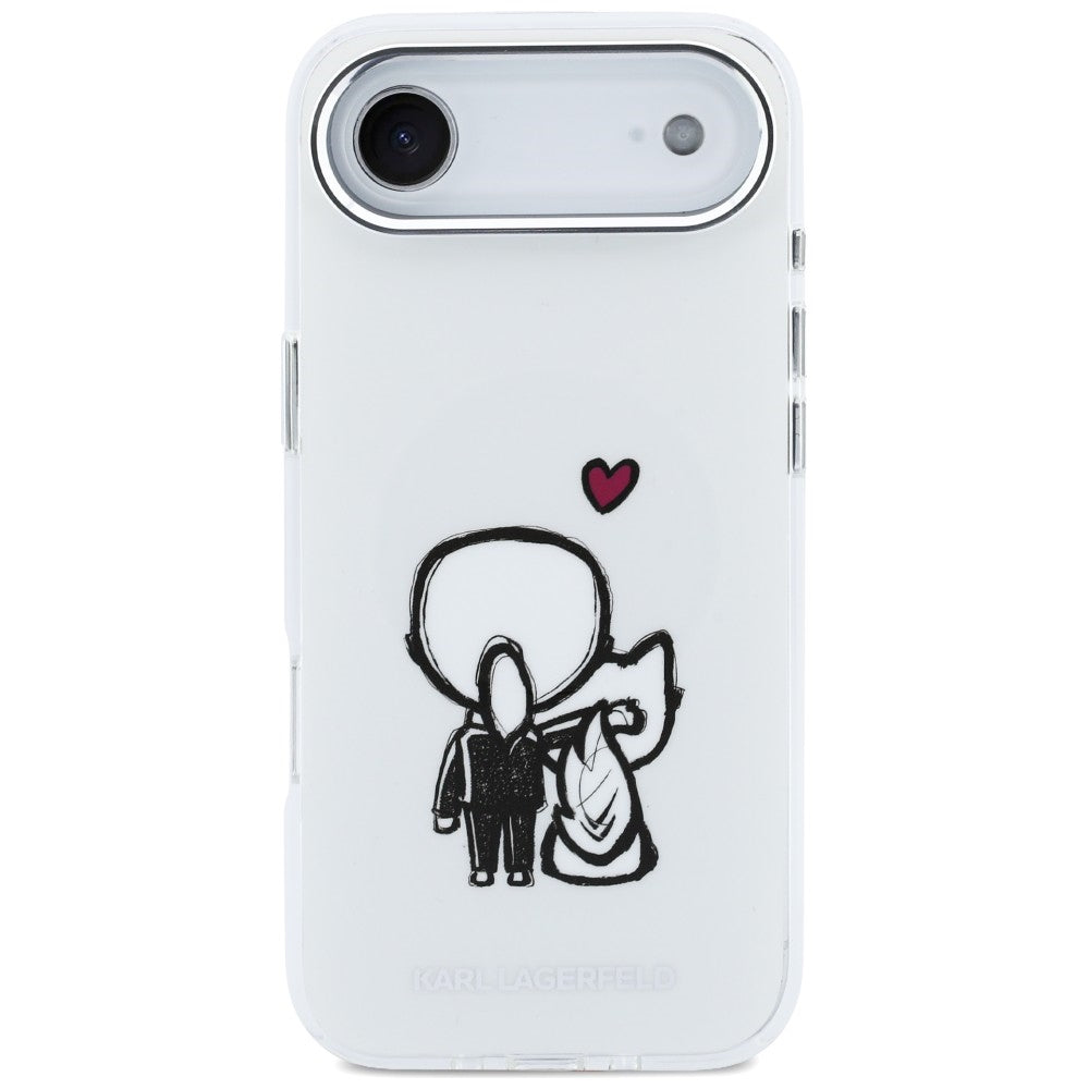 Karl Lagerfeld Karl & Choupette MagSafe bagtilhæng til iPhone Air - klar