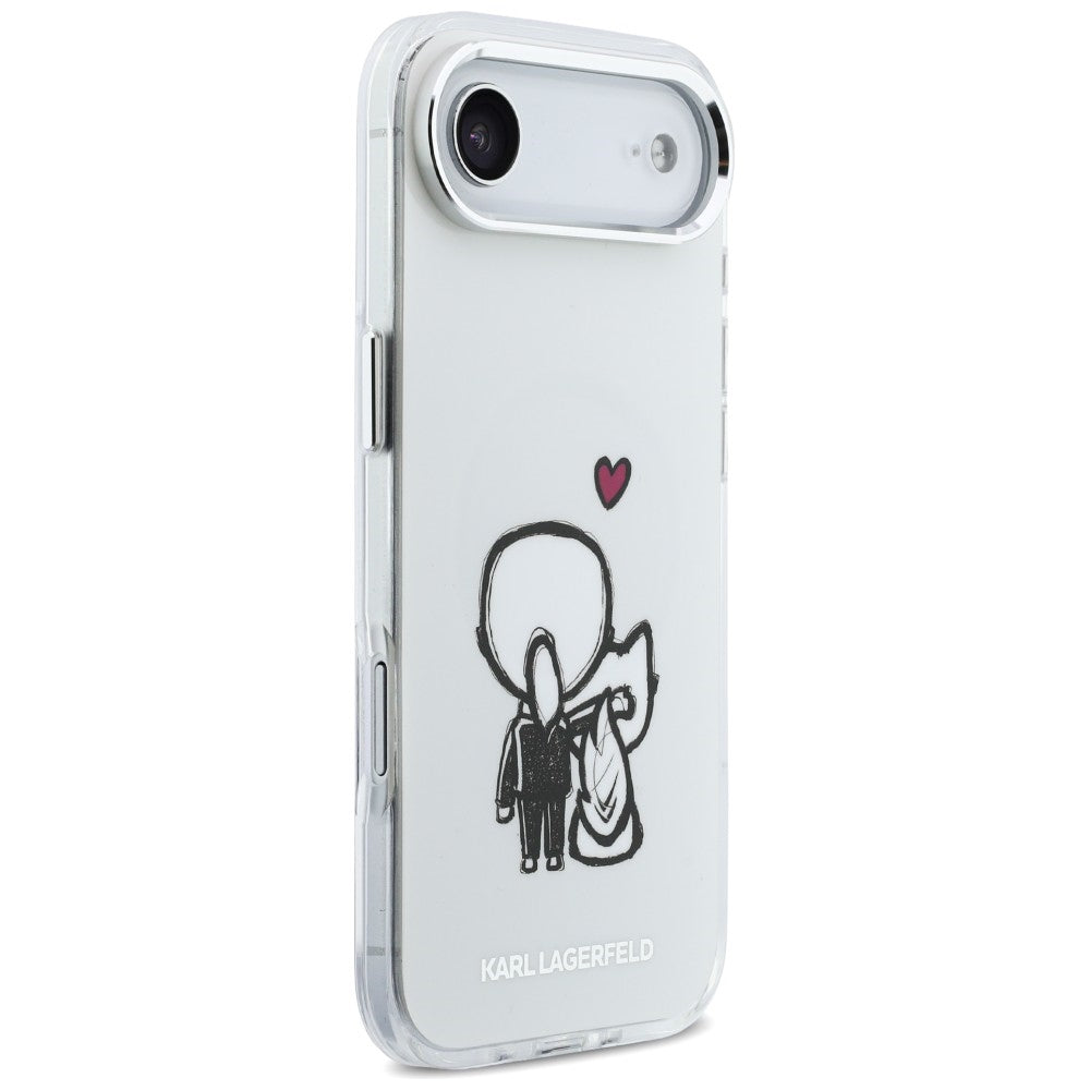 Karl Lagerfeld Karl & Choupette MagSafe bagtilhæng til iPhone Air - klar