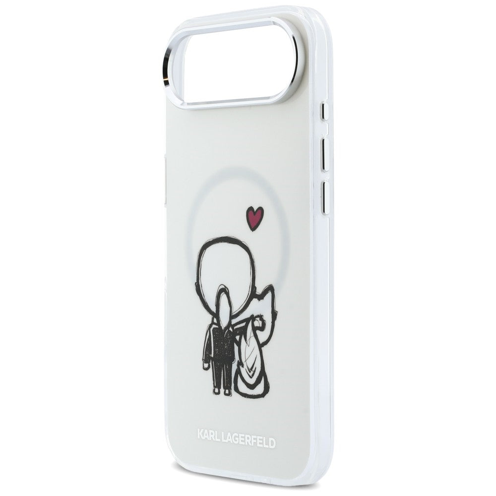 Karl Lagerfeld Karl & Choupette MagSafe bagtilhæng til iPhone Air - klar