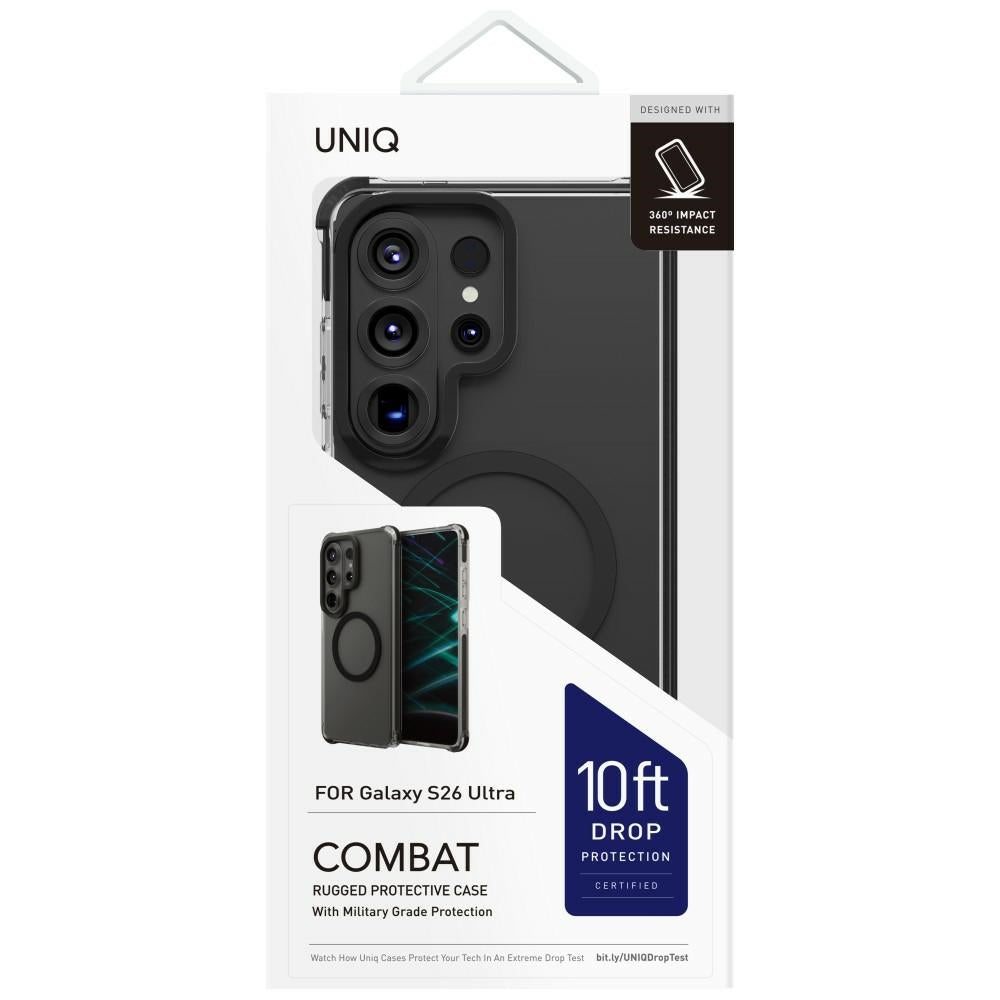 Uniq Combat Case til Samsung Galaxy S26 Ultra Magclick opladning - sort