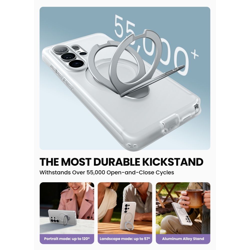 Supcase Cosmo Mag MagSafe Case til Samsung Galaxy S26 Ultra - Hvid