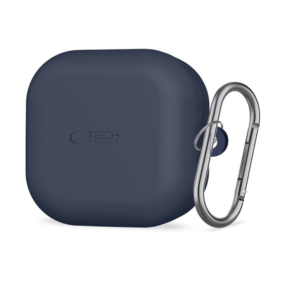Tech-Protect Silicone Hook Case til Samsung Galaxy Buds 4 / 4 Pro - Navy Blue