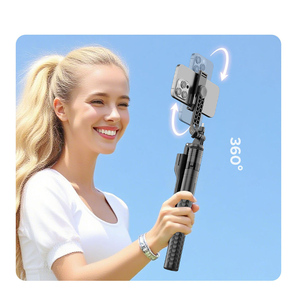 Selfie stick Orico SPM190 tripod 1/4" for phone camera with 360 degree rotation Bluetooth 5.2 - black