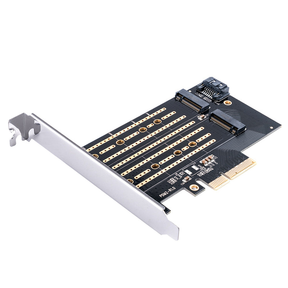 Orico PDM2 PCI-E 3.0 x4 Expansion Card for M.2 NVMe and SATA Drives - Black