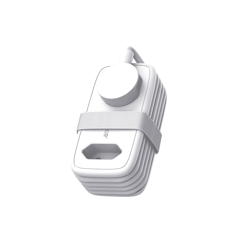 Orico AP3 65W GaN 6in1 Power Strip 2x AC + 2x USB-A + 2x USB-C - White