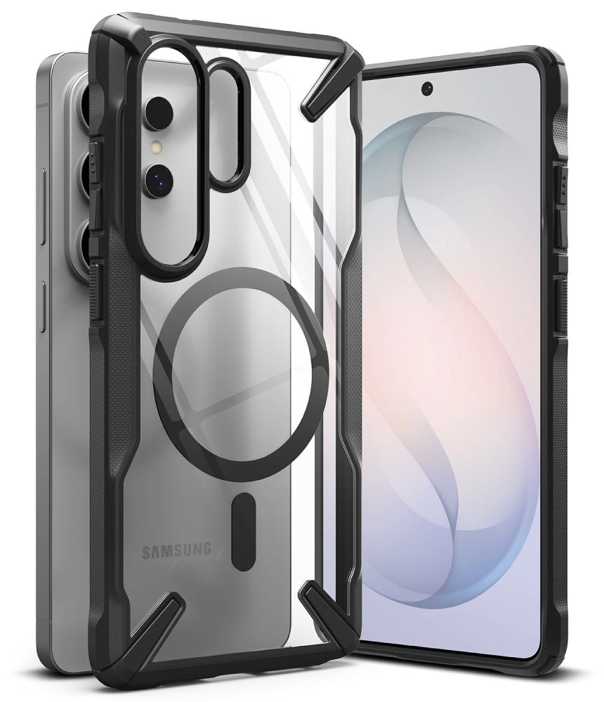 Ringke Fusion X Magnetisk MagSafe Case til Samsung Galaxy S26 Ultra - Klar sort