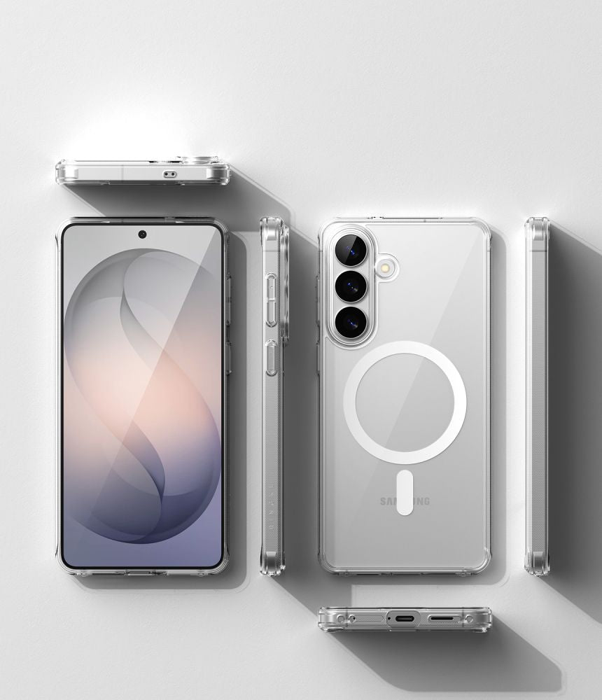 Ringke Fusion Magnetic MagSafe Case til Samsung Galaxy S26+ - Gennemsigtig