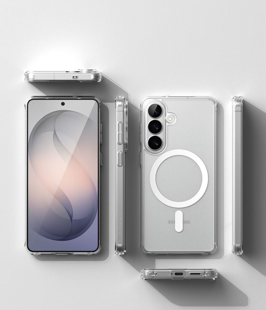Ringke Fusion Magnetic MagSafe Case til Samsung Galaxy S26 - Gennemsigtig