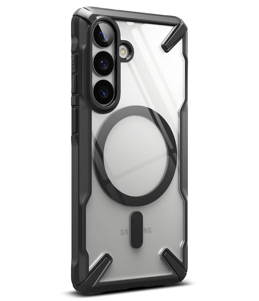 Ringke Fusion X Magnetisk MagSafe Case til Samsung Galaxy S26 - Clear Black