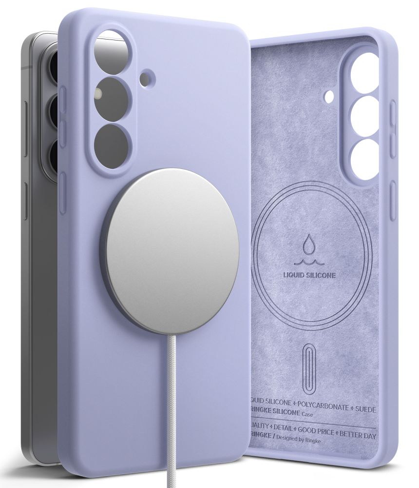 Ringke Silicone MagSafe Case til Samsung Galaxy S26 - Purple