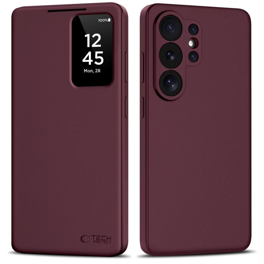 Tech-Protect Smart Wallet Case til Samsung Galaxy S26 Ultra - Burgundy