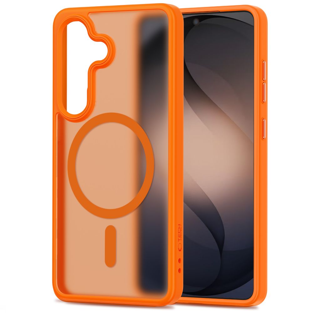 Tech-Protect Magmat MagSafe Case til Samsung Galaxy S26 - Orange Matte
