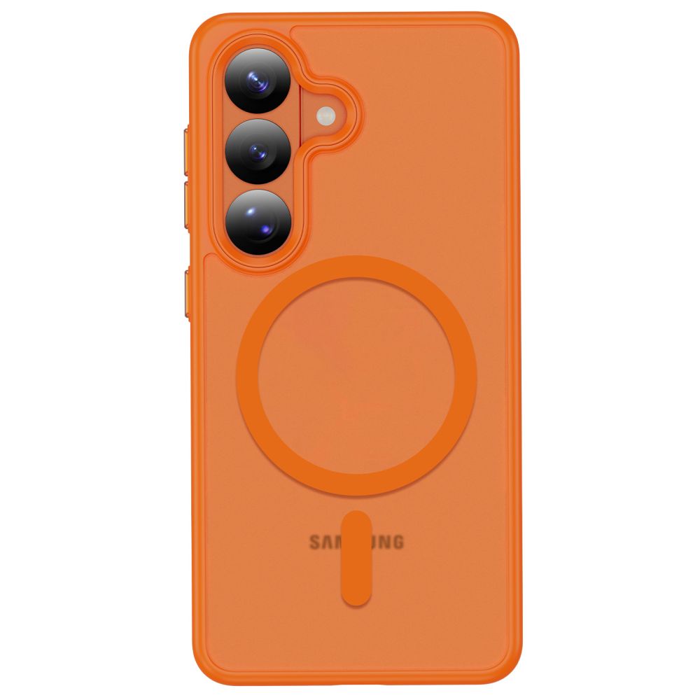 Tech-Protect Magmat MagSafe Case til Samsung Galaxy S26 - Orange Matte