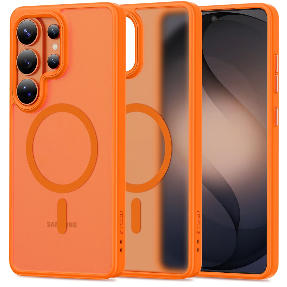 Tech-Protect Magmat MagSafe Case til Samsung Galaxy S26 Ultra - Orange Matte