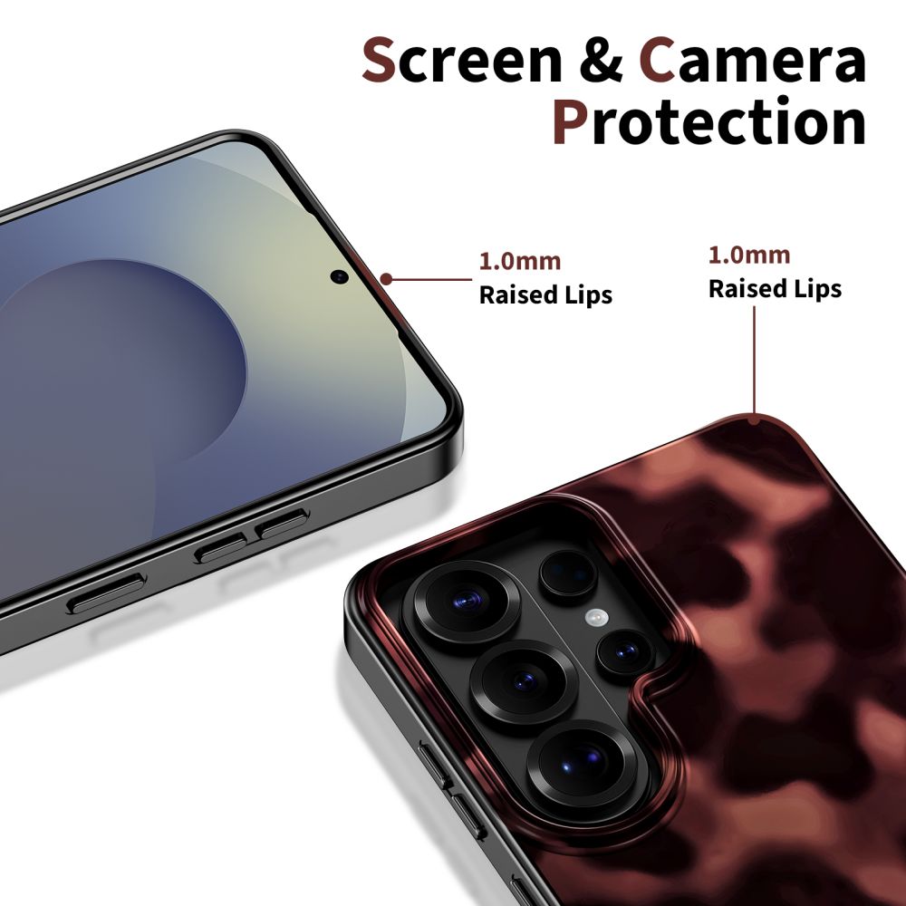 Tech-Protect Lamano MagSafe Case til Samsung Galaxy S26 Ultra - Brunt og sort
