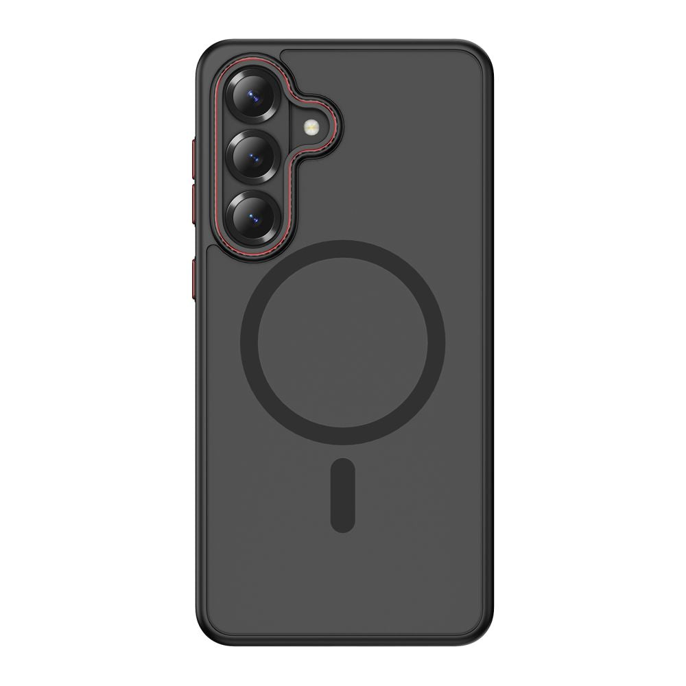Tech-Protect MagCam MagSafe Case til Samsung Galaxy S26+ - sort og rød
