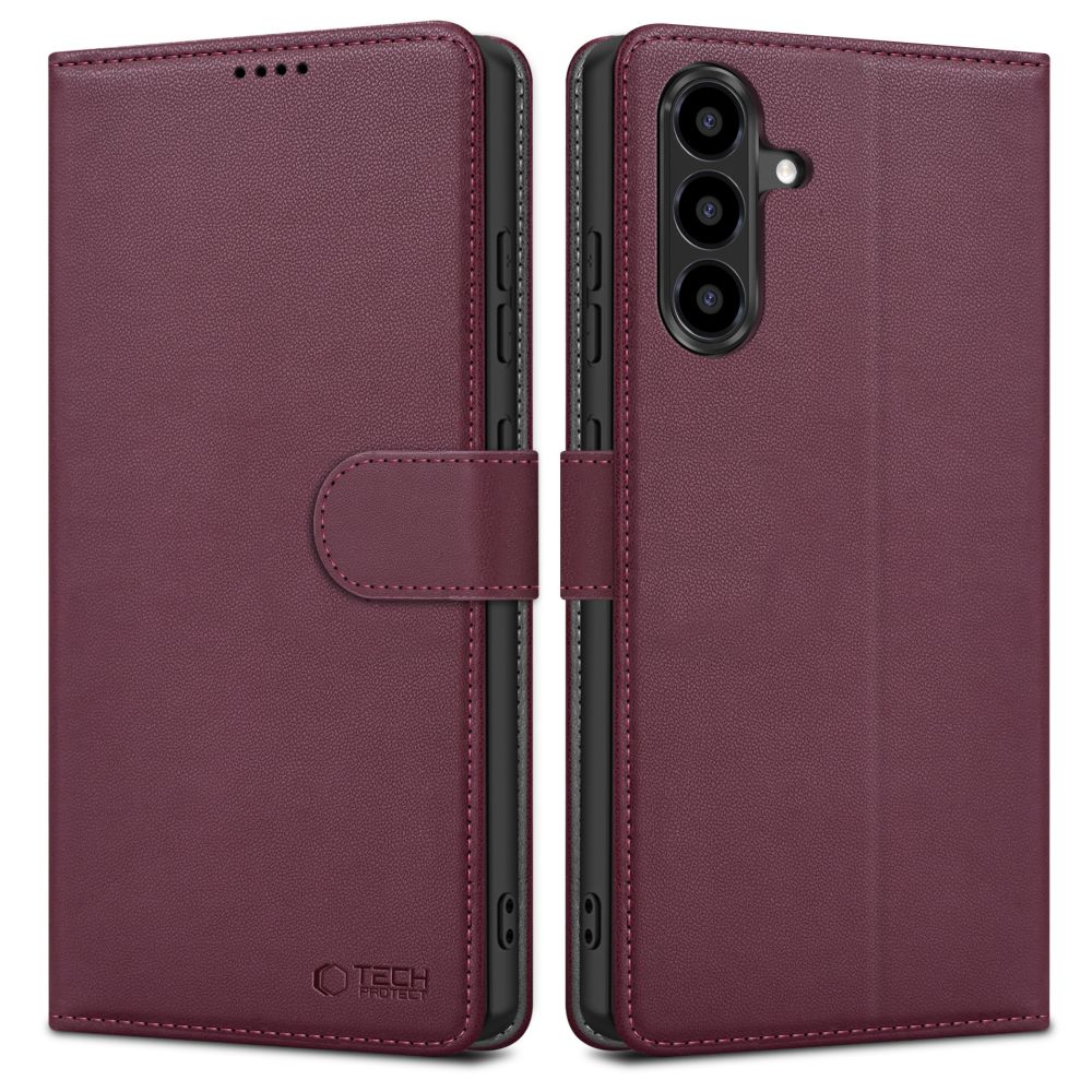 Tech-Protect Wallet Case til Samsung Galaxy A36 / A56 / A37 5G - Burgundy
