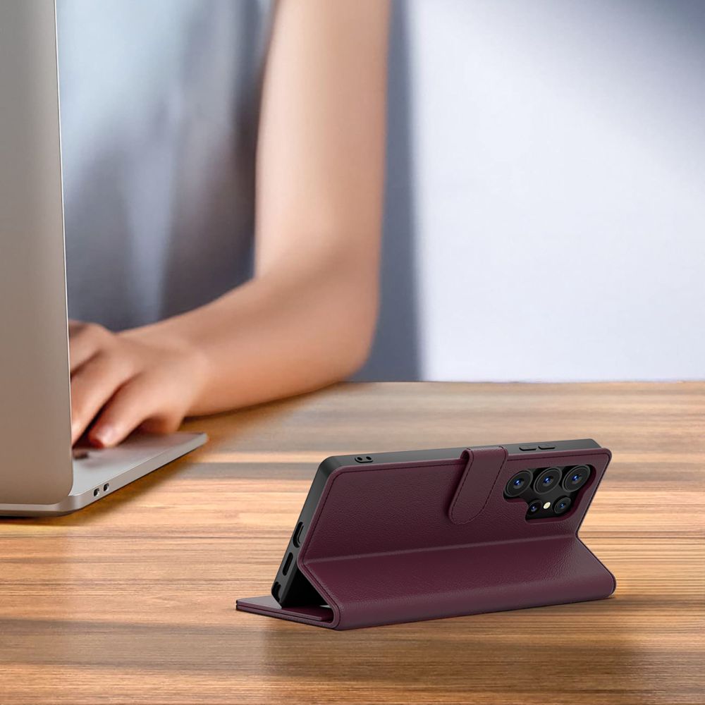 Tech-Protect Wallet Case til Samsung Galaxy A36 / A56 / A37 5G - Burgundy