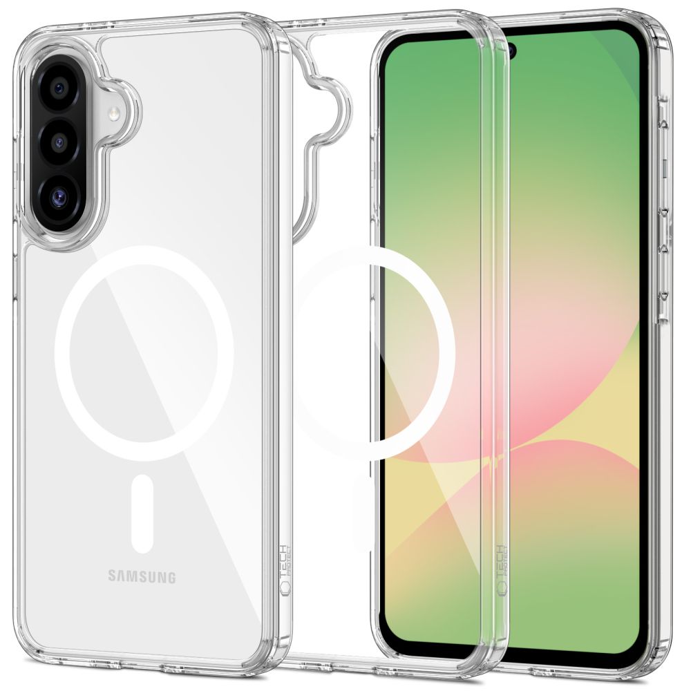 Tech-Protect FlexAir Hybrid MagSafe Case til Samsung Galaxy A36 / A56 / A37 5G - Gennemsigtig