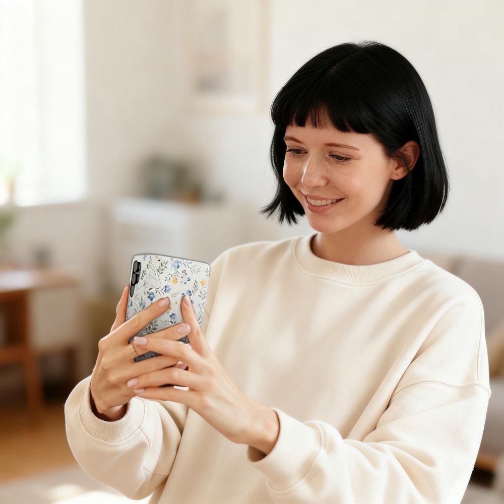 Tech-Protect Wallet Case til Samsung Galaxy A57 5G - Farverige blomster