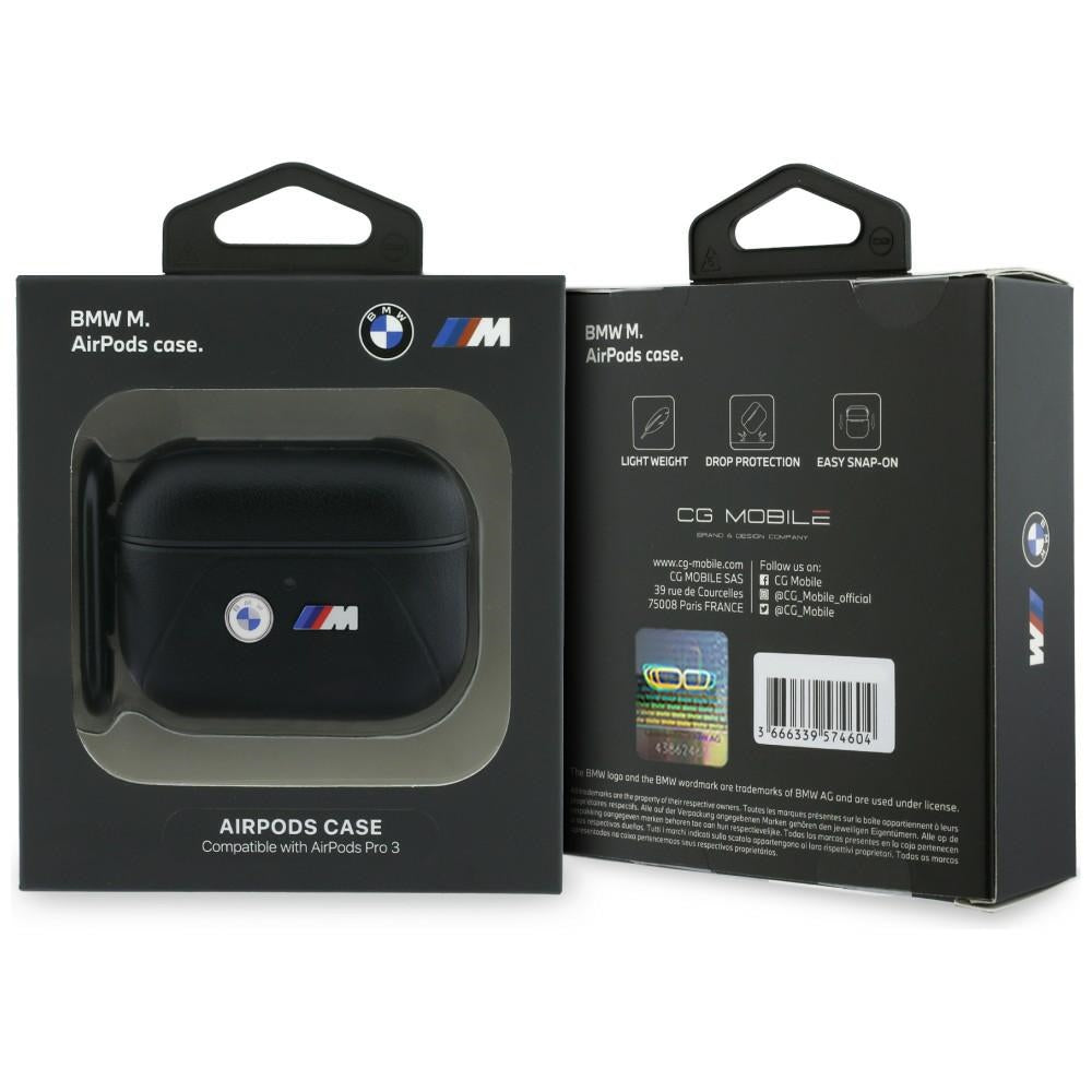 BMW Curved Line Case til AirPods Pro 3 - sort