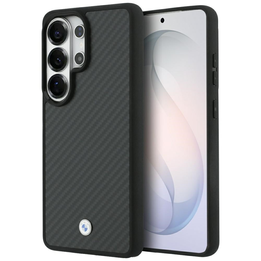 BMW Sign Magnetisk Carbon Fiber MagSafe Case til Samsung Galaxy S26 Ultra - sort